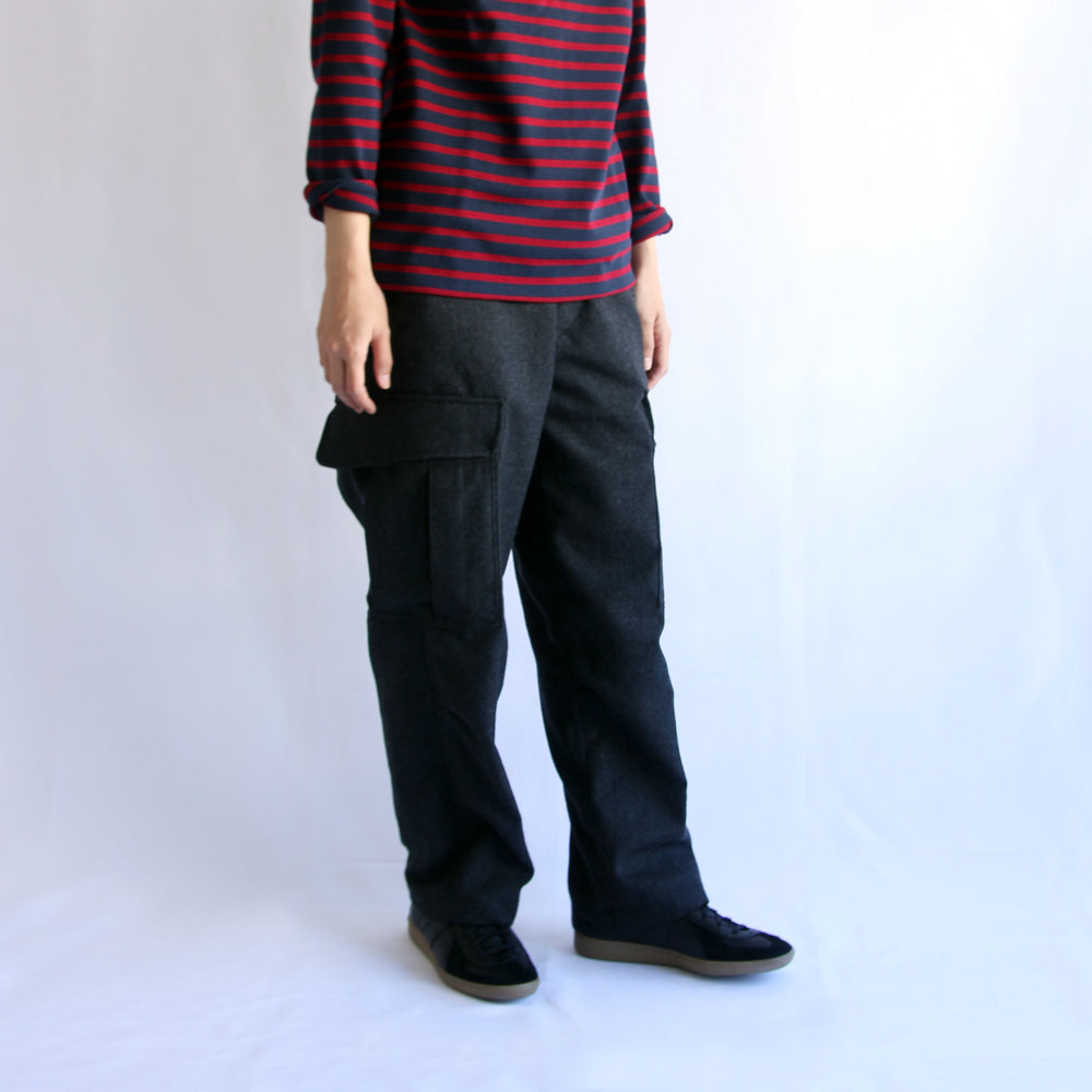HATSKI Jungle Fatigue Washed Wool Pants HTK-21004-W