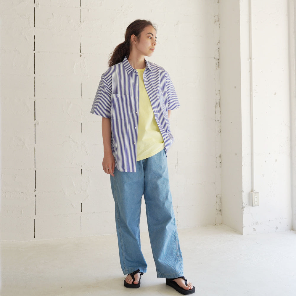 HATSKI Work Stripe S/S Shirt HTK-23003