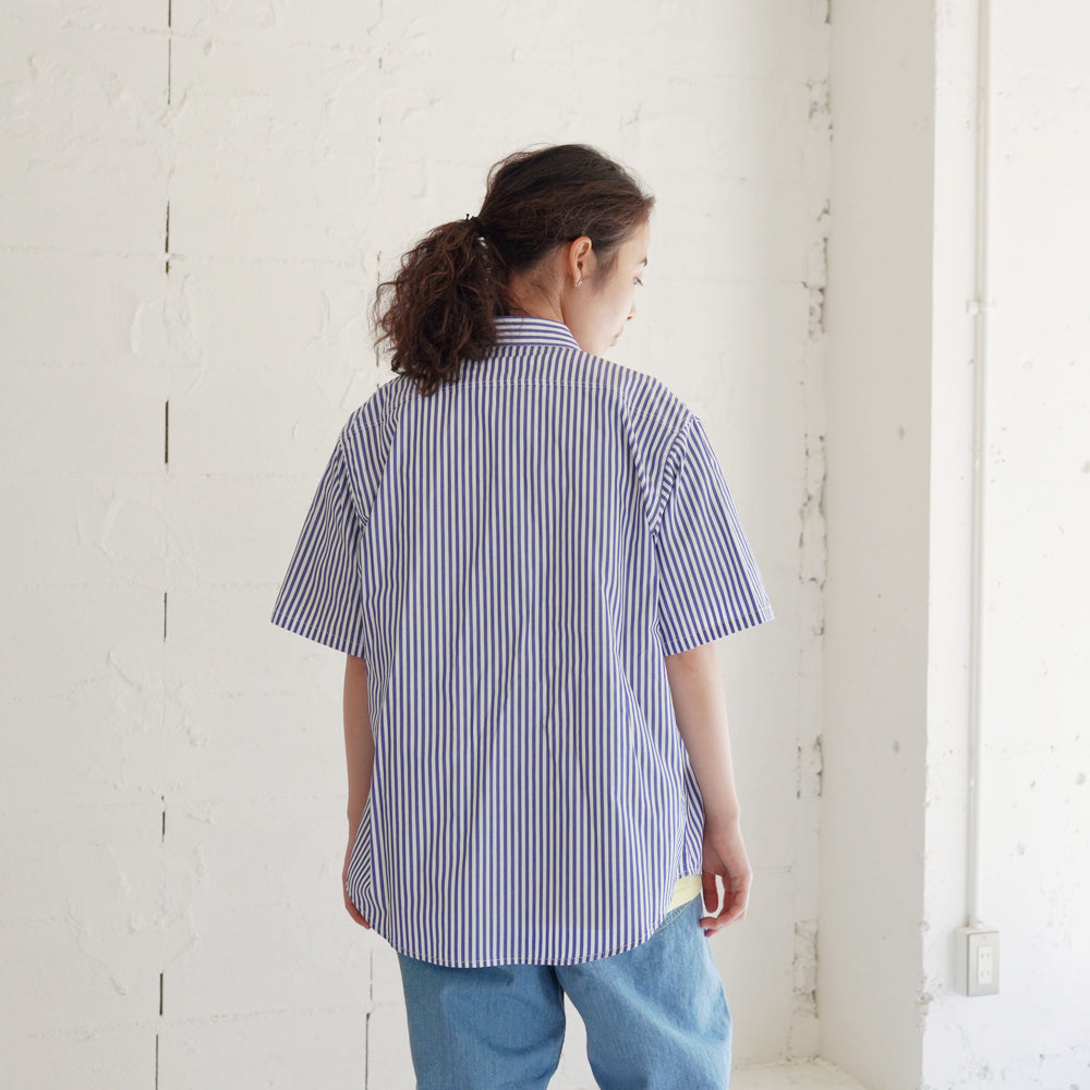 HATSKI Work Stripe S/S Shirt HTK-23003