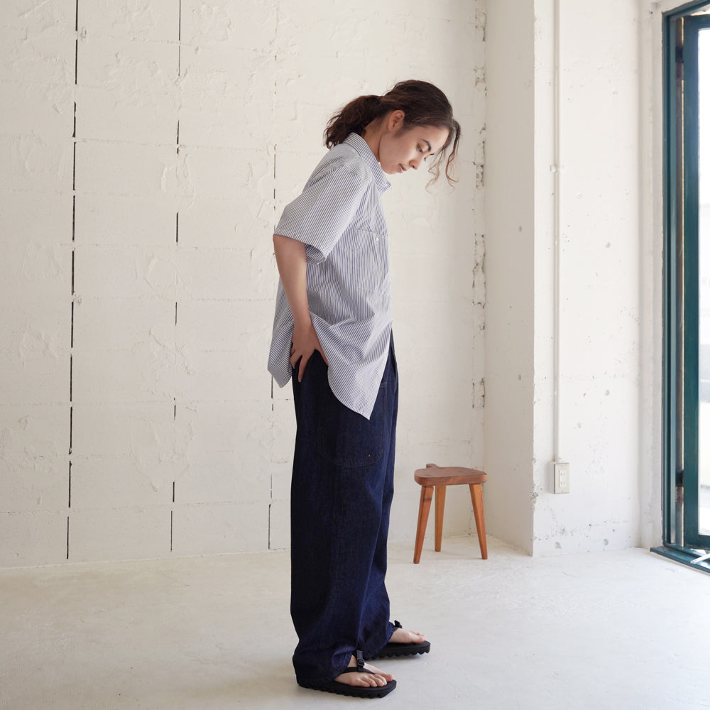 HATSKI Work Stripe S/S Shirt HTK-23003