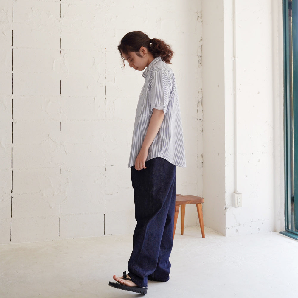 HATSKI Work Stripe S/S Shirt HTK-23003