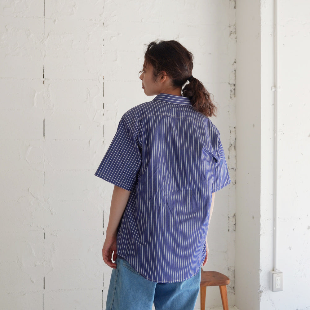 HATSKI Work Stripe S/S Shirt HTK-23003