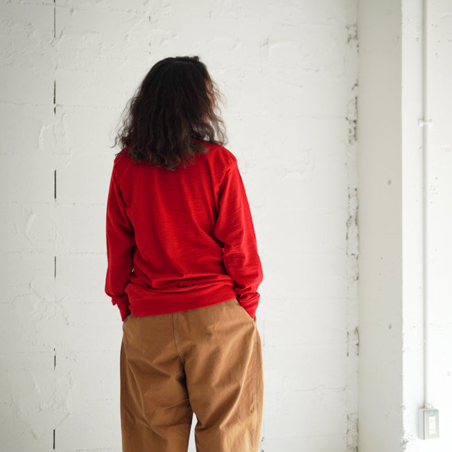 HATSKI Wool Tenjiku Crew Neck Trainer HTK-22009