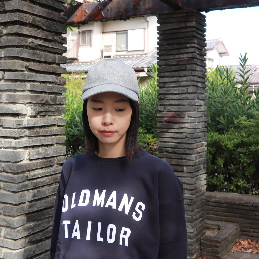 MATURE HA._MIL trainer cap / melton