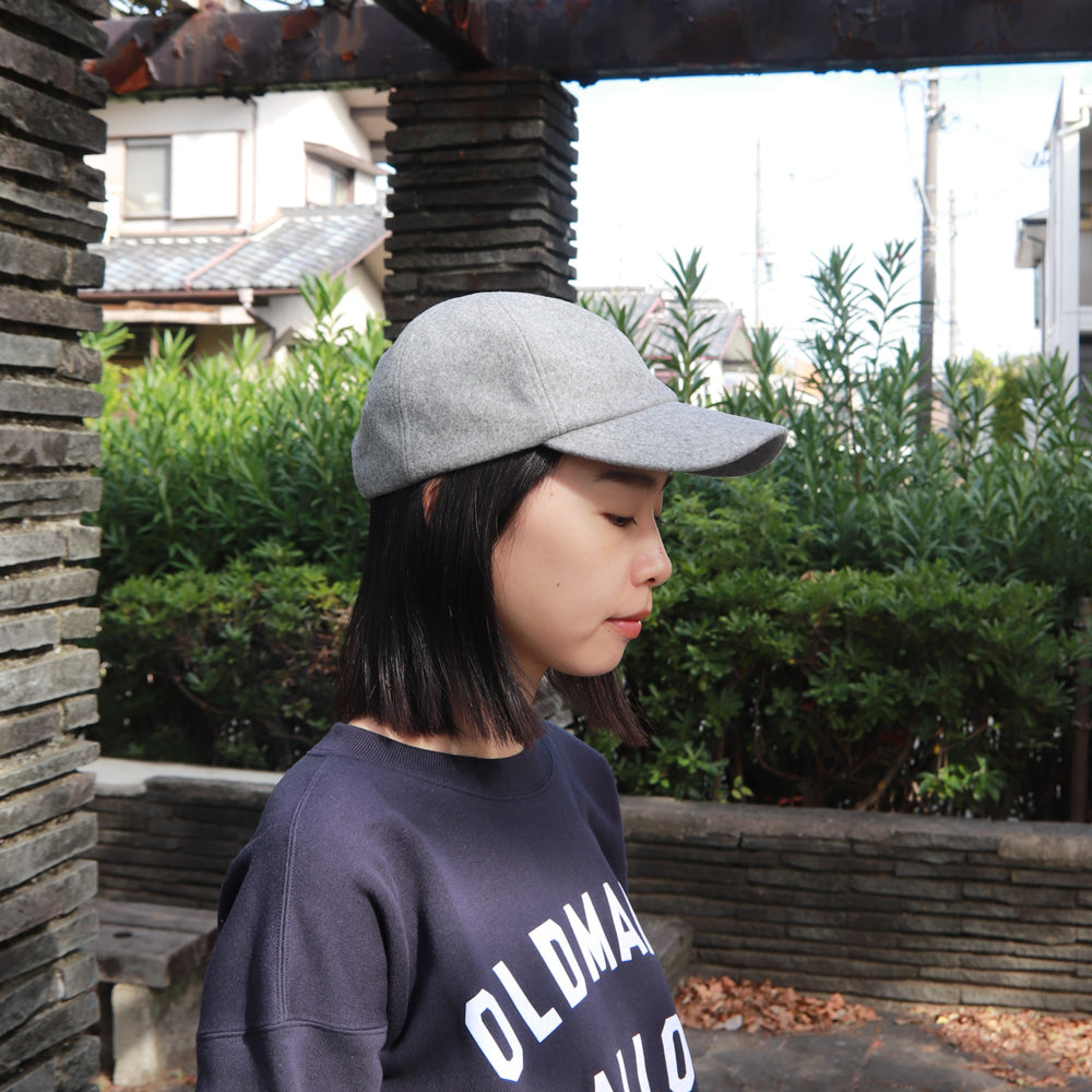 MATURE HA._MIL trainer cap / melton