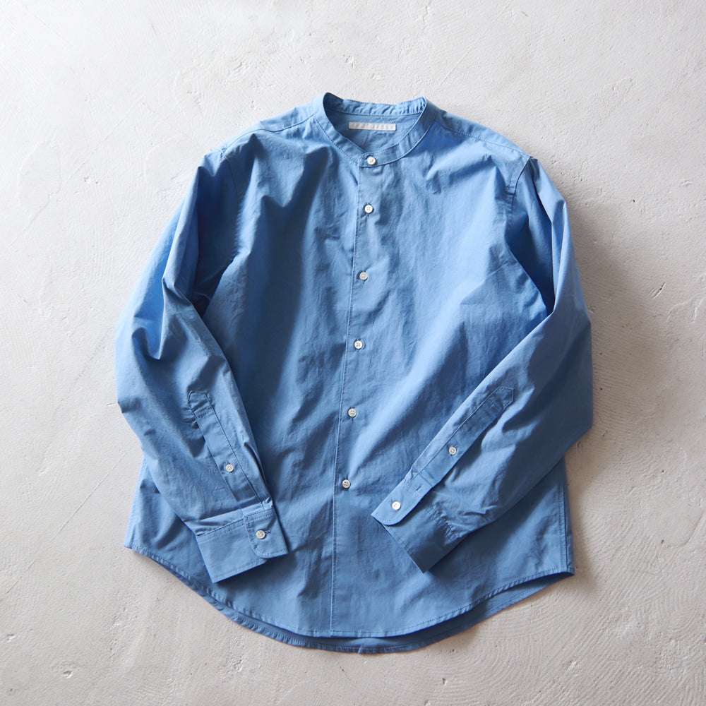 HATSKI Low Count Band collar shirt HTK-21007