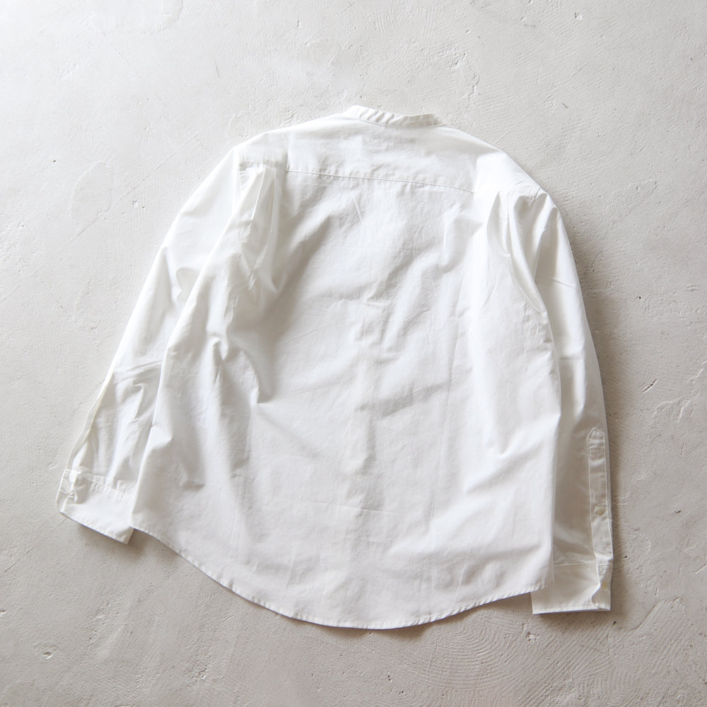 HATSKI Low Count Band collar shirt HTK-21007