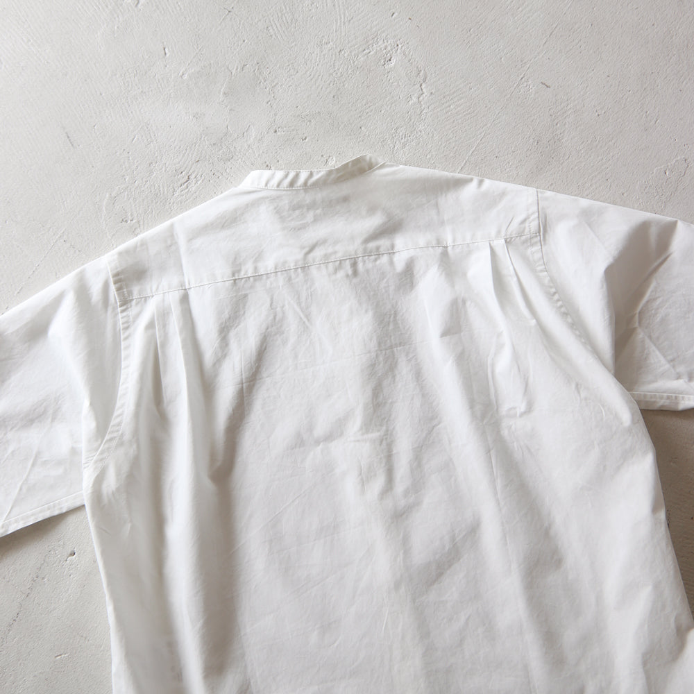 HATSKI Low Count Band collar shirt HTK-21007