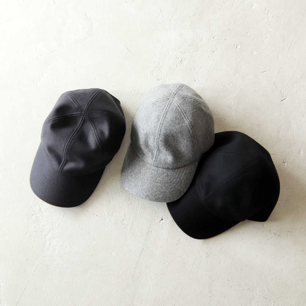 MATURE HA._MIL trainer cap / melton