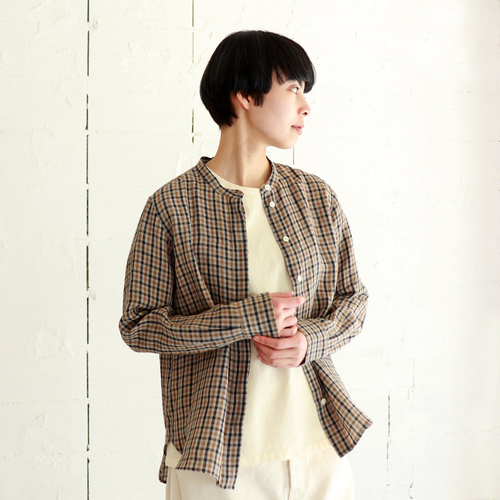 R&D.M.Co- L G.C.C STAND COLLAR SHIRTS