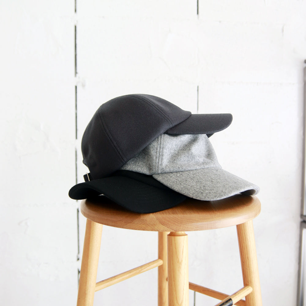MATURE HA._MIL trainer cap / melton