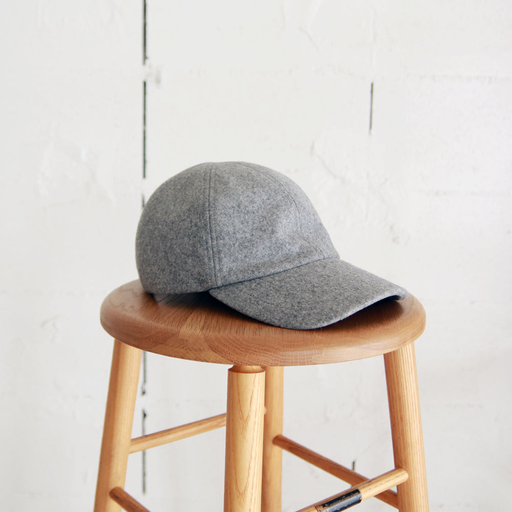 MATURE HA._MIL trainer cap / melton