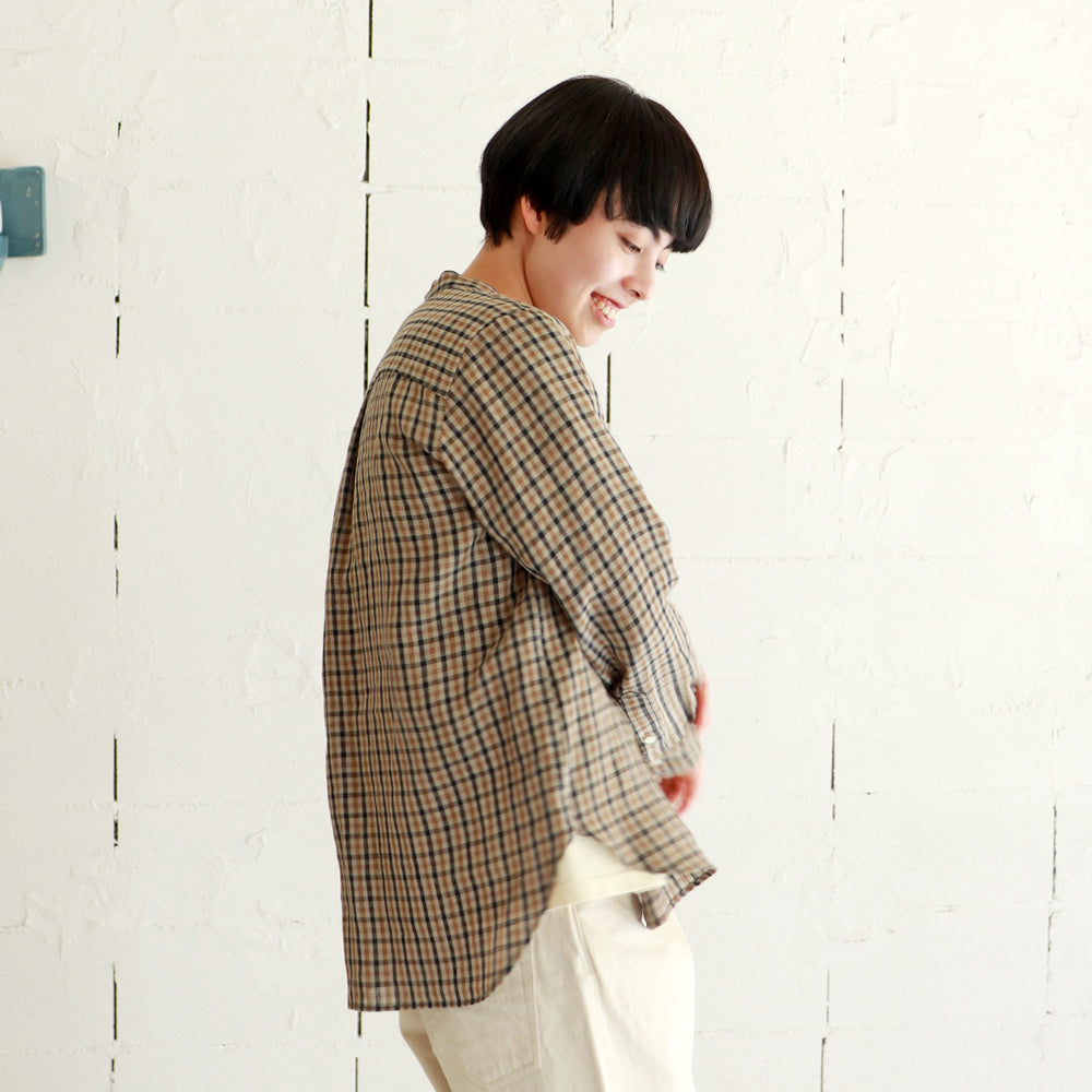 R&D.M.Co- L G.C.C STAND COLLAR SHIRTS