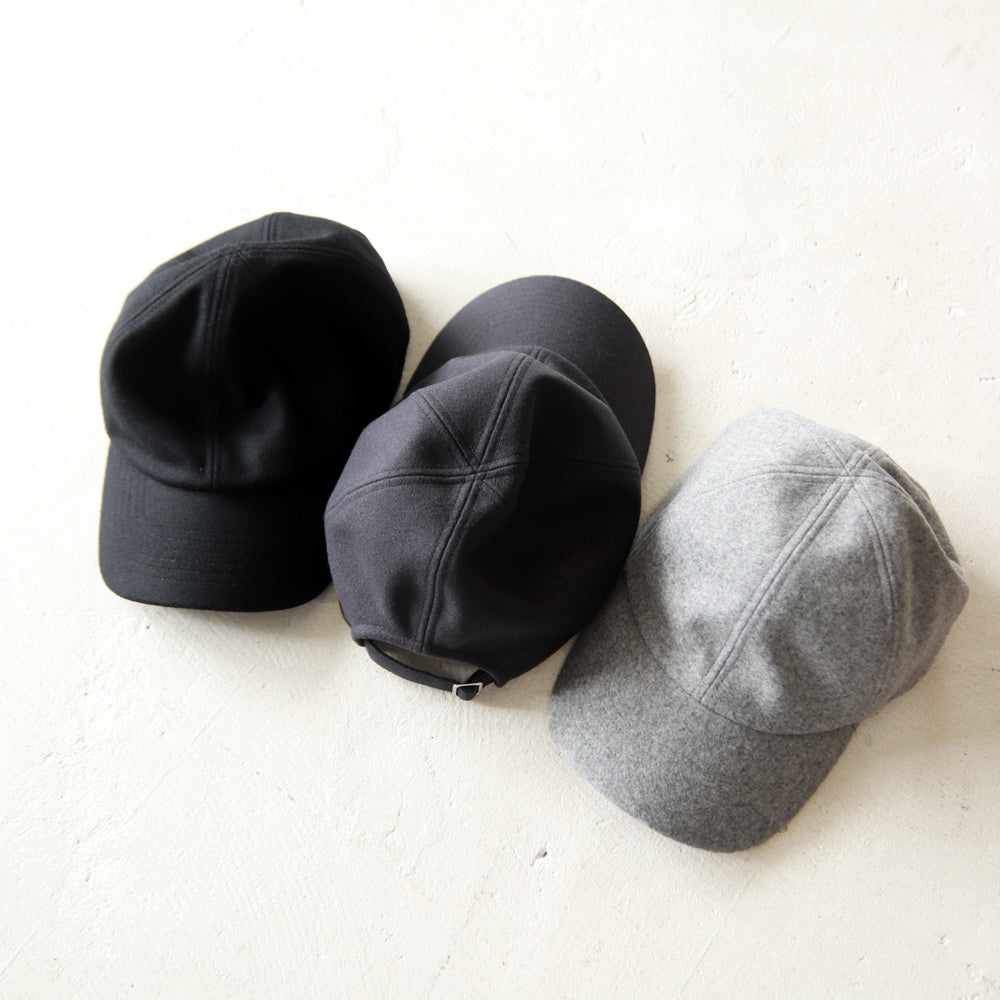 MATURE HA._MIL trainer cap / melton