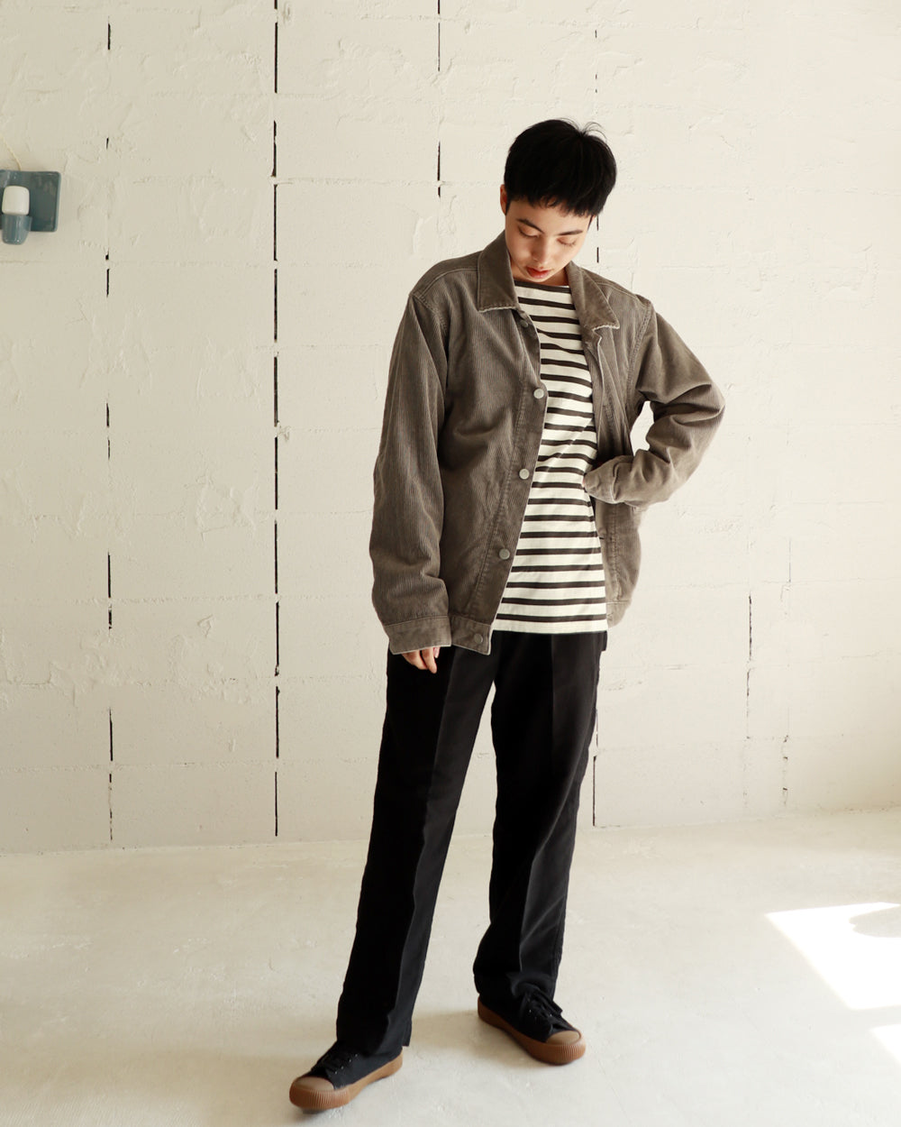HATSKI Silk Moleskin Work Pants HTK-23012