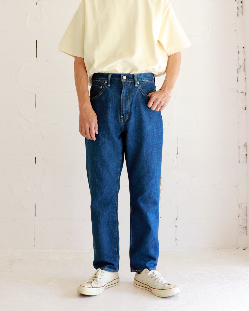 HATSKI Regular Tapered Denim -Used-Blue HTK-22002-U
