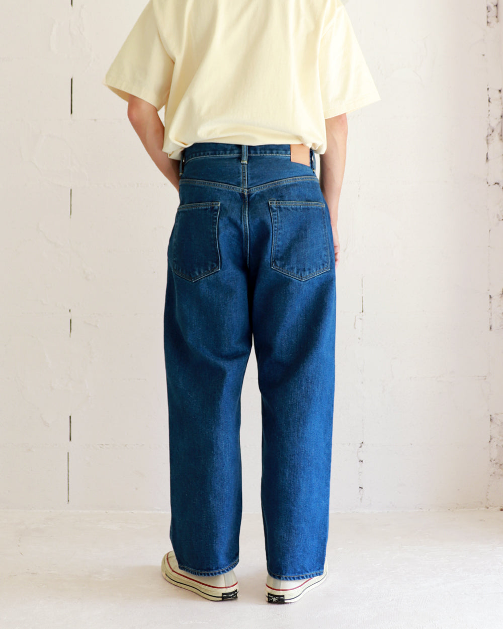 HATSKI Wide Tapered Denim -Used-Blue HTK-22003-U