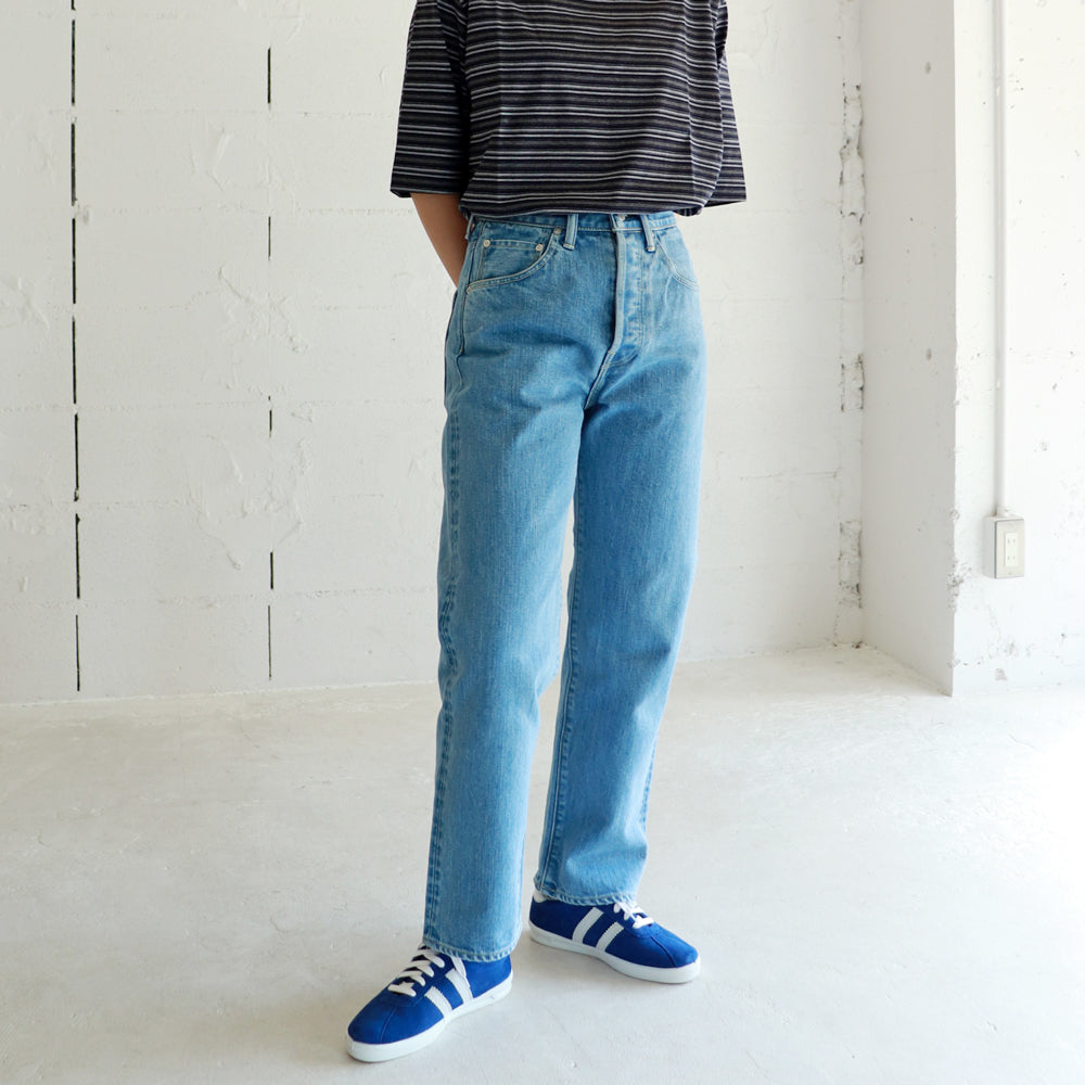HATSKI Straight Denim -Used-IceBlue HTK-22004-U