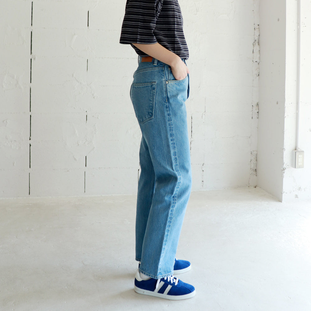 HATSKI Straight Denim -Used-IceBlue HTK-22004-U