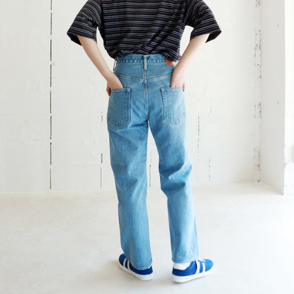 HATSKI Straight Denim -Used-IceBlue HTK-22004-U