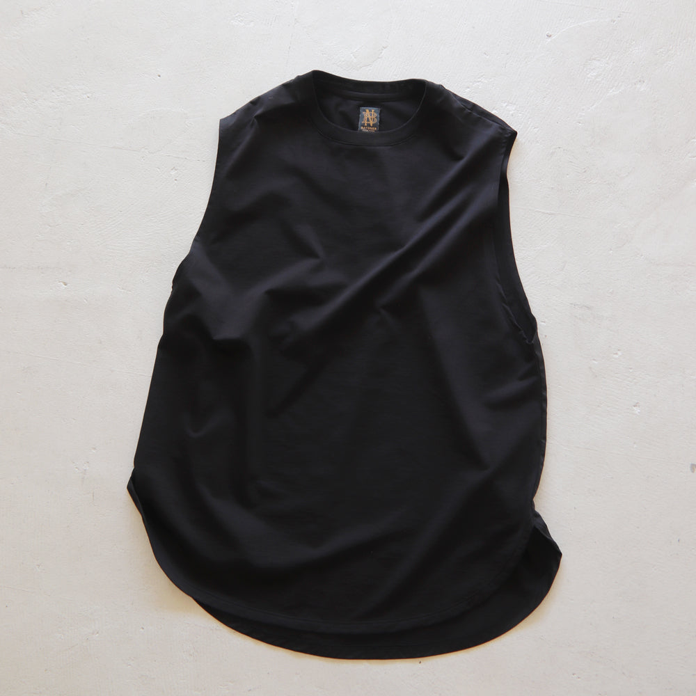 BATONER women AIR ROUND HEM BIG TANKTOP