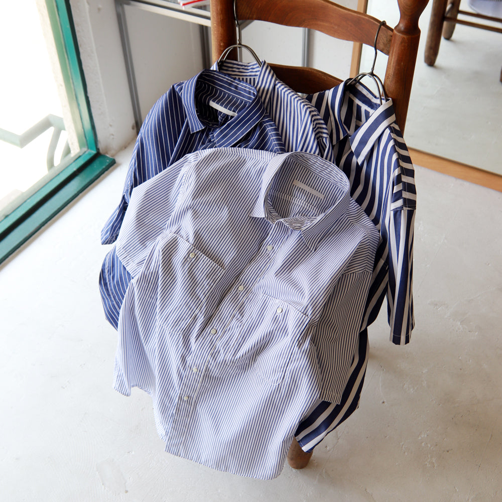 HATSKI Work Stripe S/S Shirt HTK-23003