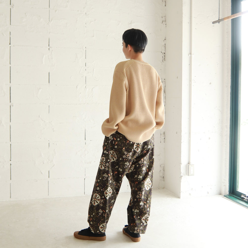 R&D.M.Co- KALEIDOSCOPE FLOWER COCOON PANTS
