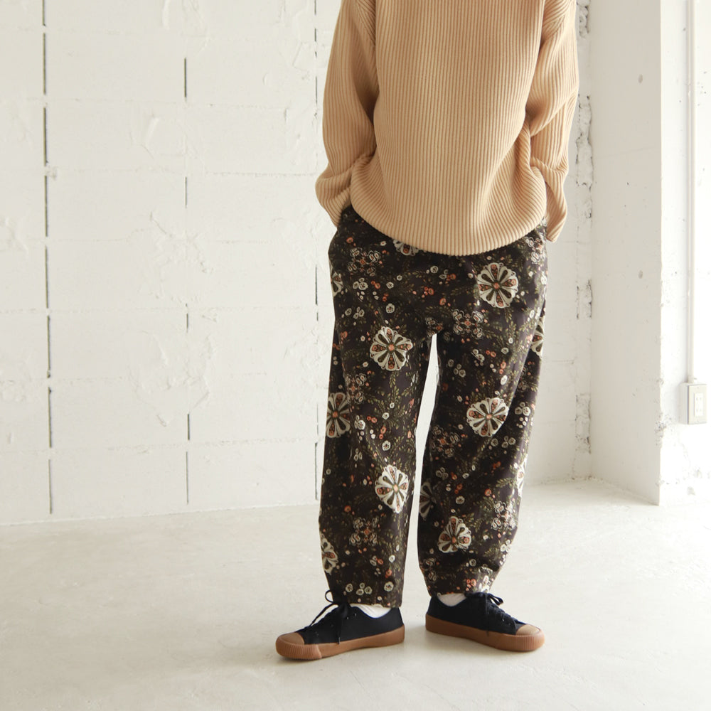 R&D.M.Co- KALEIDOSCOPE FLOWER COCOON PANTS