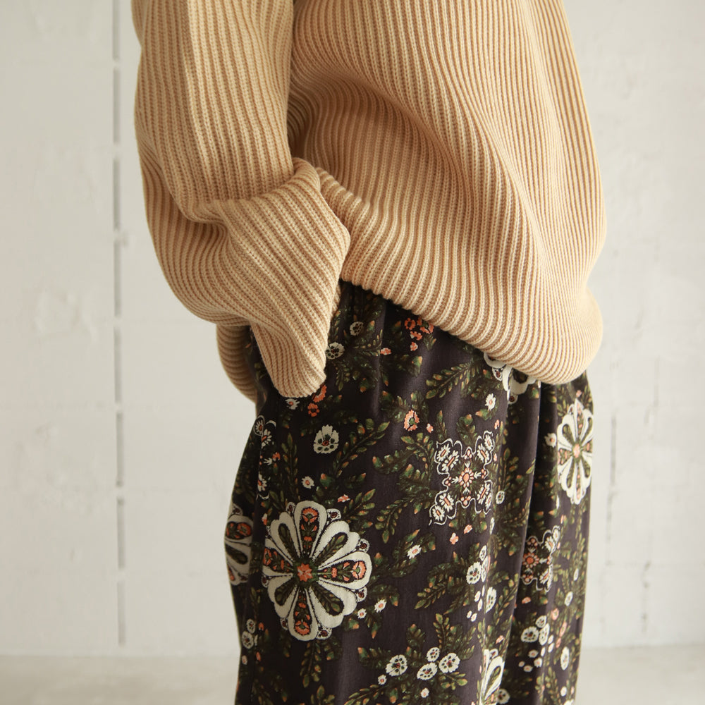 R&D.M.Co- KALEIDOSCOPE FLOWER COCOON PANTS