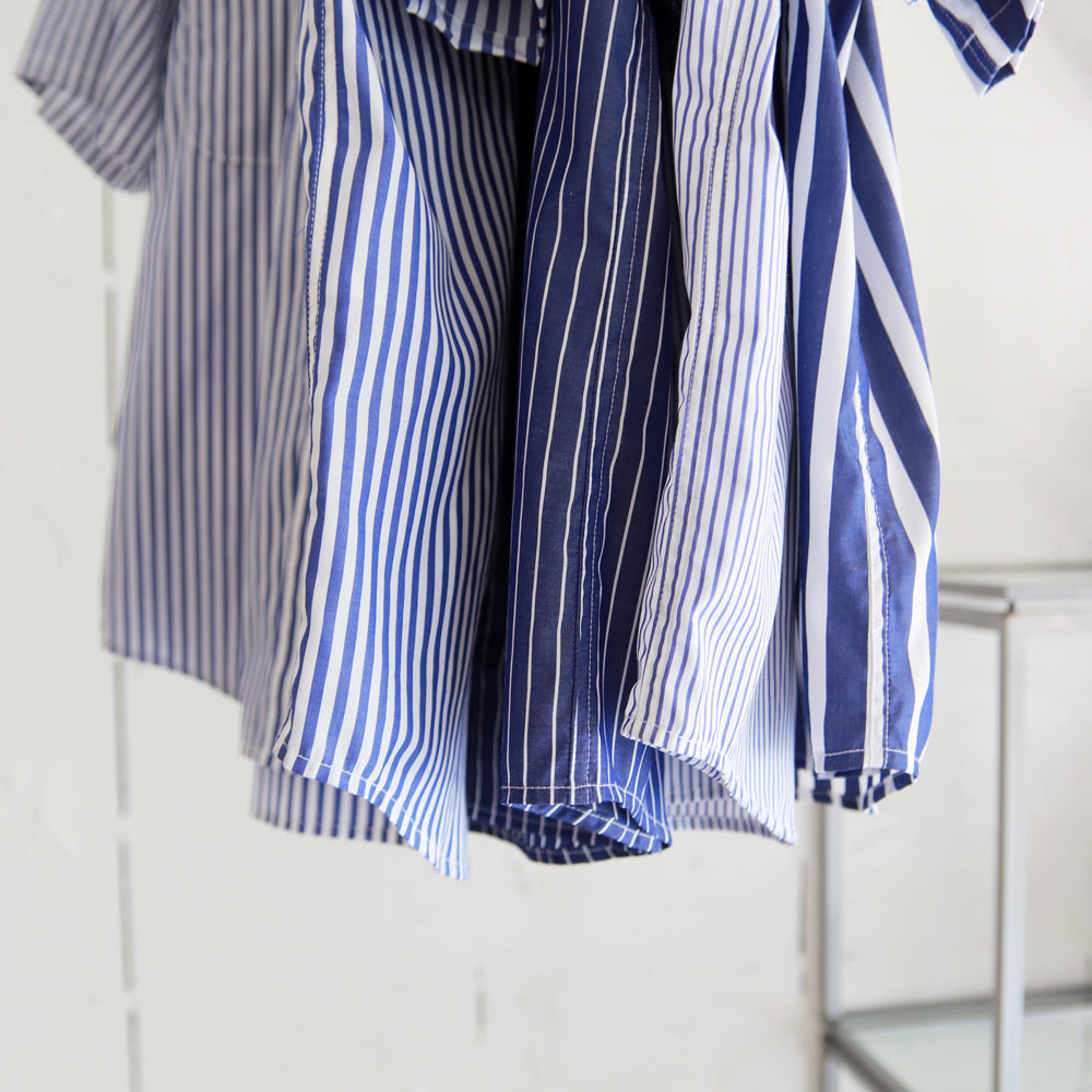 HATSKI Work Stripe S/S Shirt HTK-23003