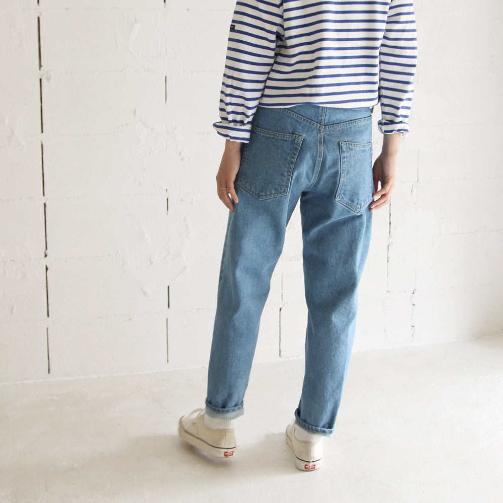 HATSKI Loose Tapered Denim -Used-IceBlue HTK-22001-U