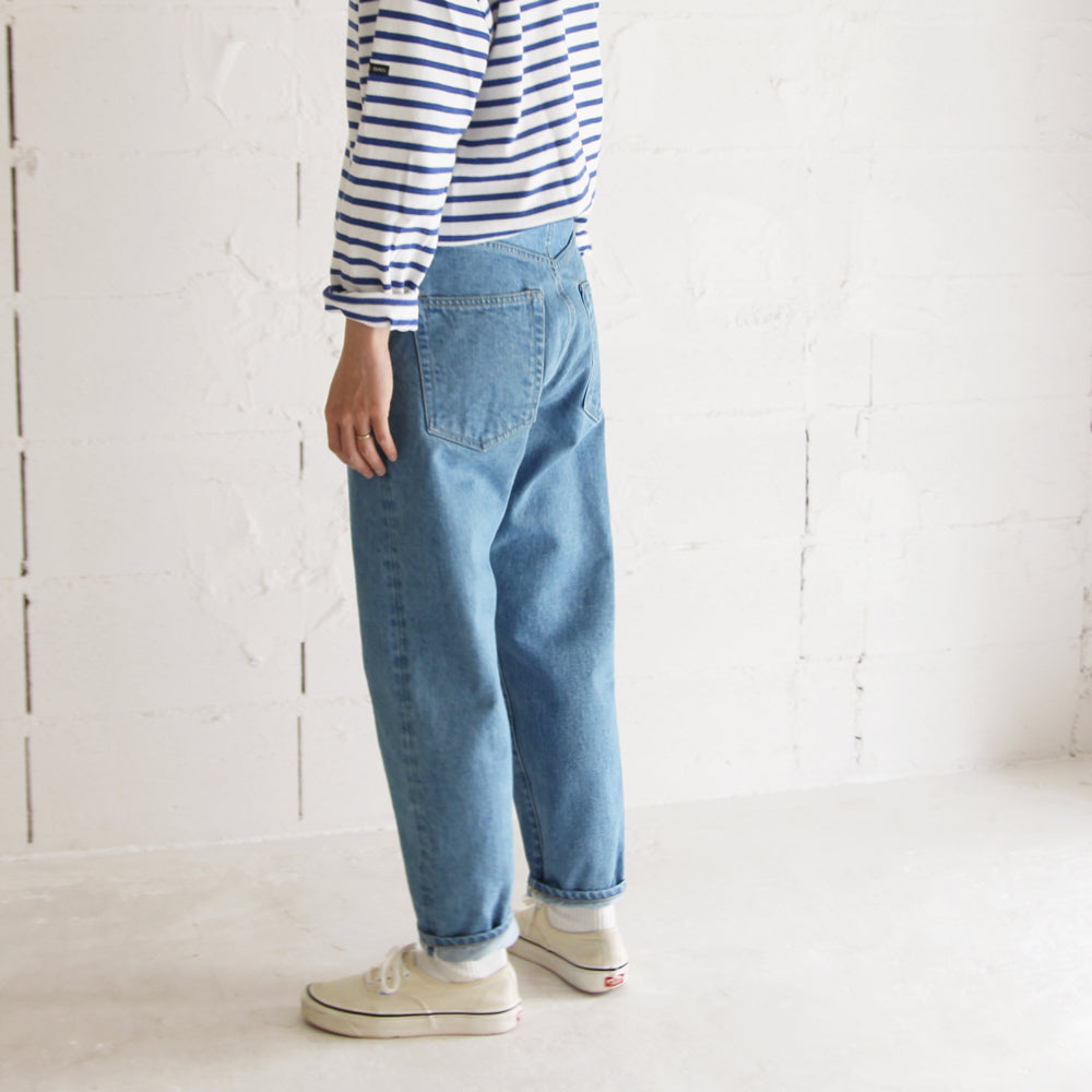 HATSKI Loose Tapered Denim -Used-IceBlue HTK-22001-U