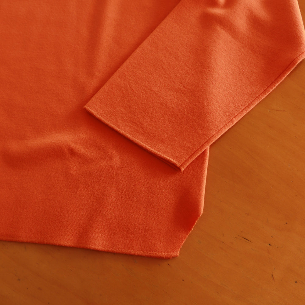 BATONER 32G SMOOTH WOOL CREW NECK