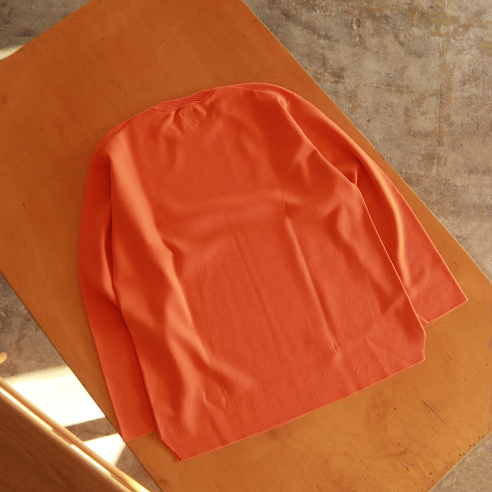 BATONER 32G SMOOTH WOOL CREW NECK