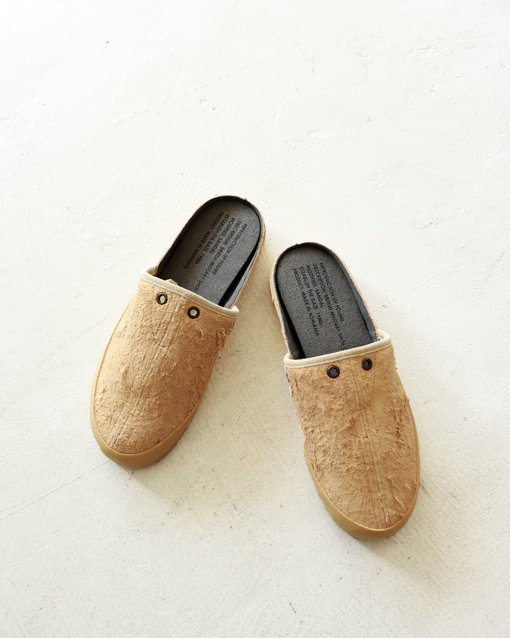 REPRODUCTION OF FOUND BRITISH MILITARY SHOE COVER