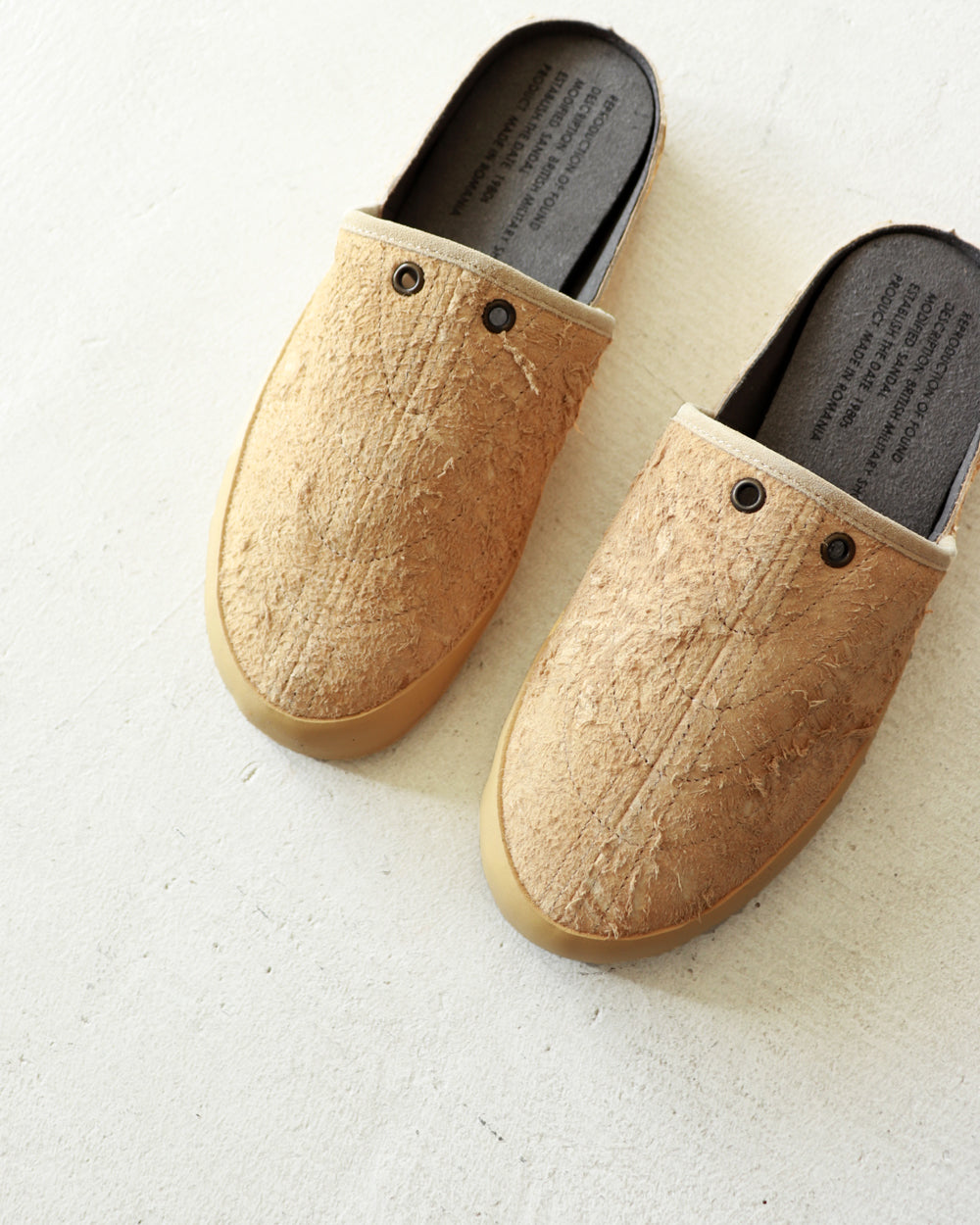 REPRODUCTION OF FOUND BRITISH MILITARY SHOE COVER