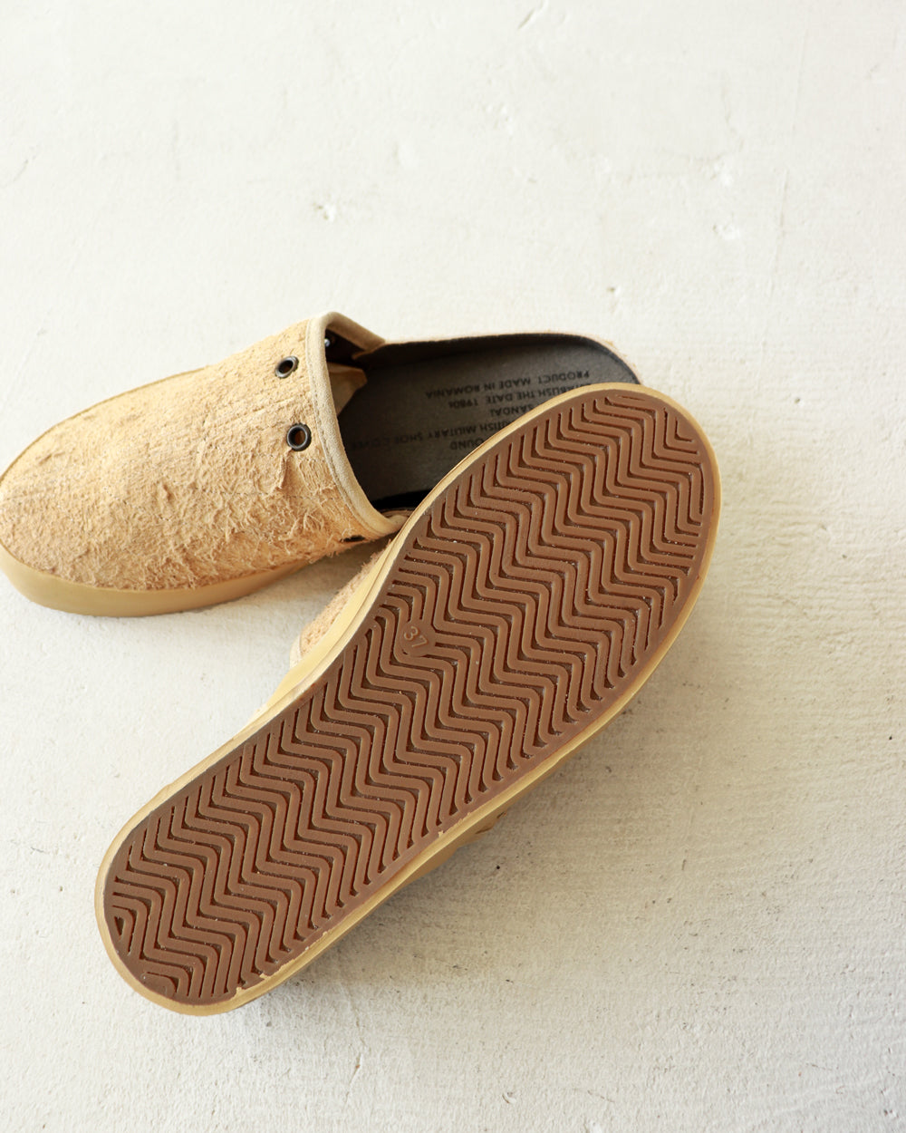 REPRODUCTION OF FOUND BRITISH MILITARY SHOE COVER