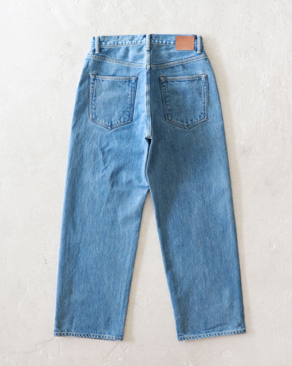 HATSKI Wide Tapered Denim -Used-IceBlue HTK-22003-U