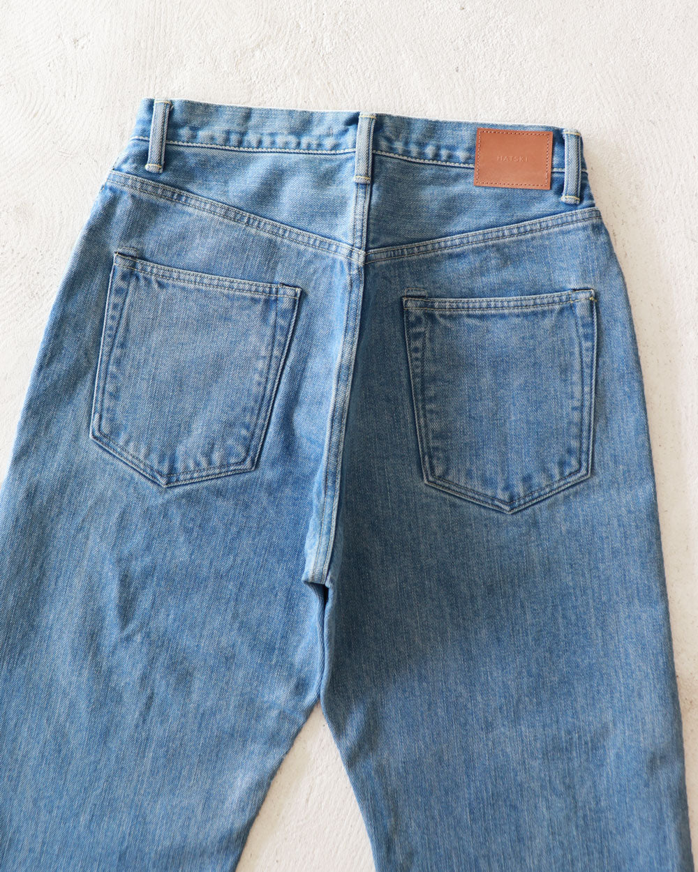 HATSKI Wide Tapered Denim -Used-IceBlue HTK-22003-U