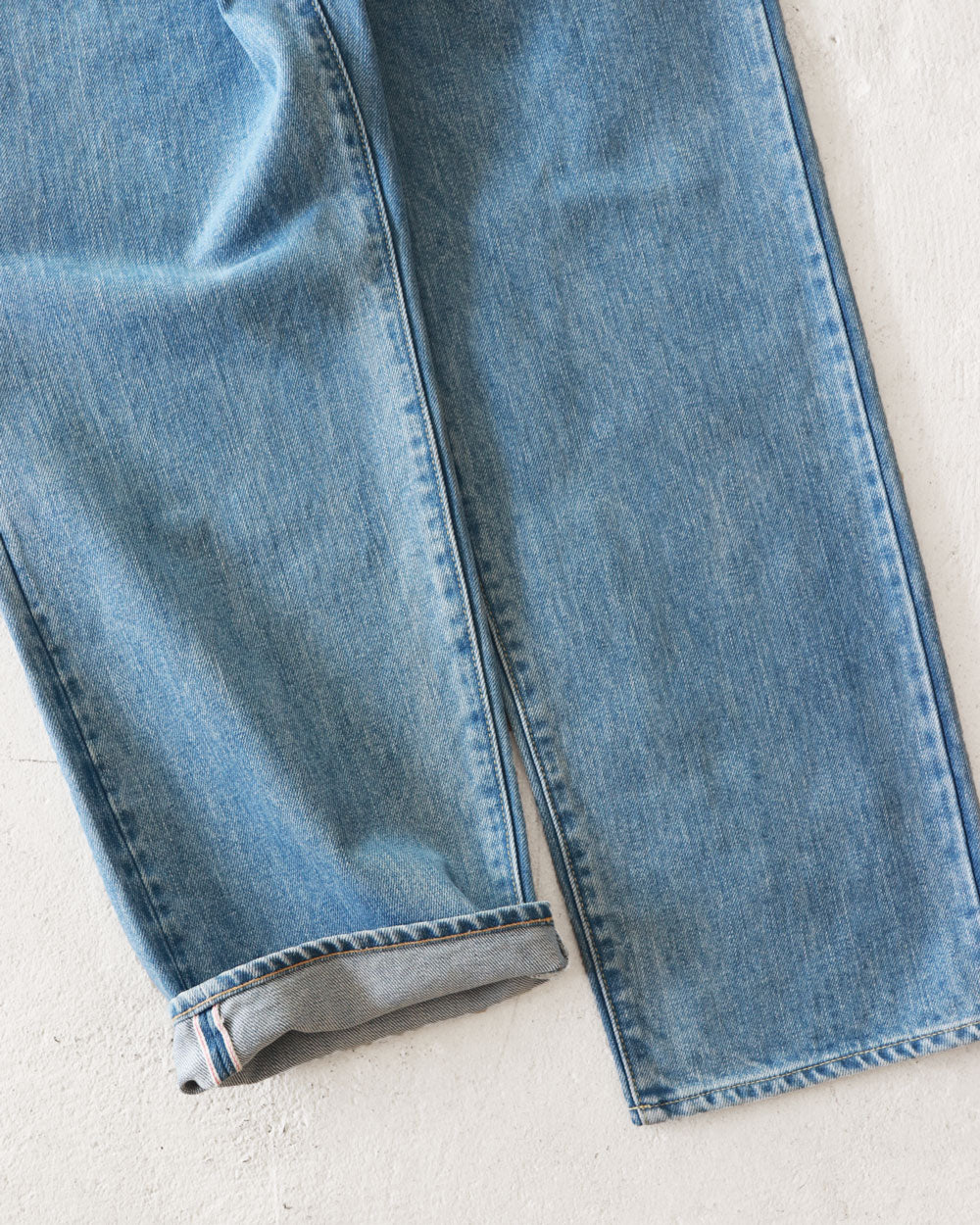 HATSKI Wide Tapered Denim -Used-IceBlue HTK-22003-U