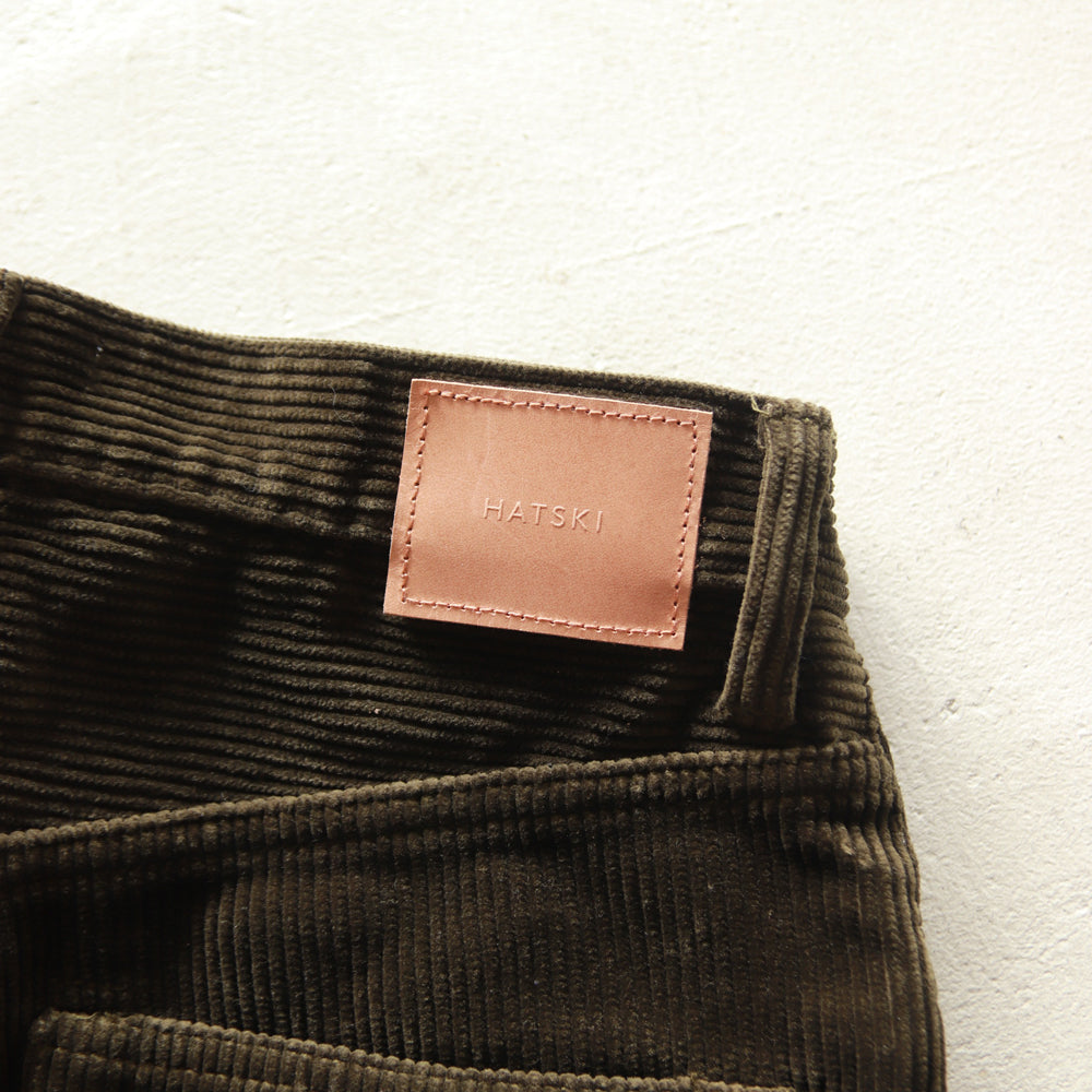 HATSKI Wide Tapered Corduroy Pants HTK-22003-C