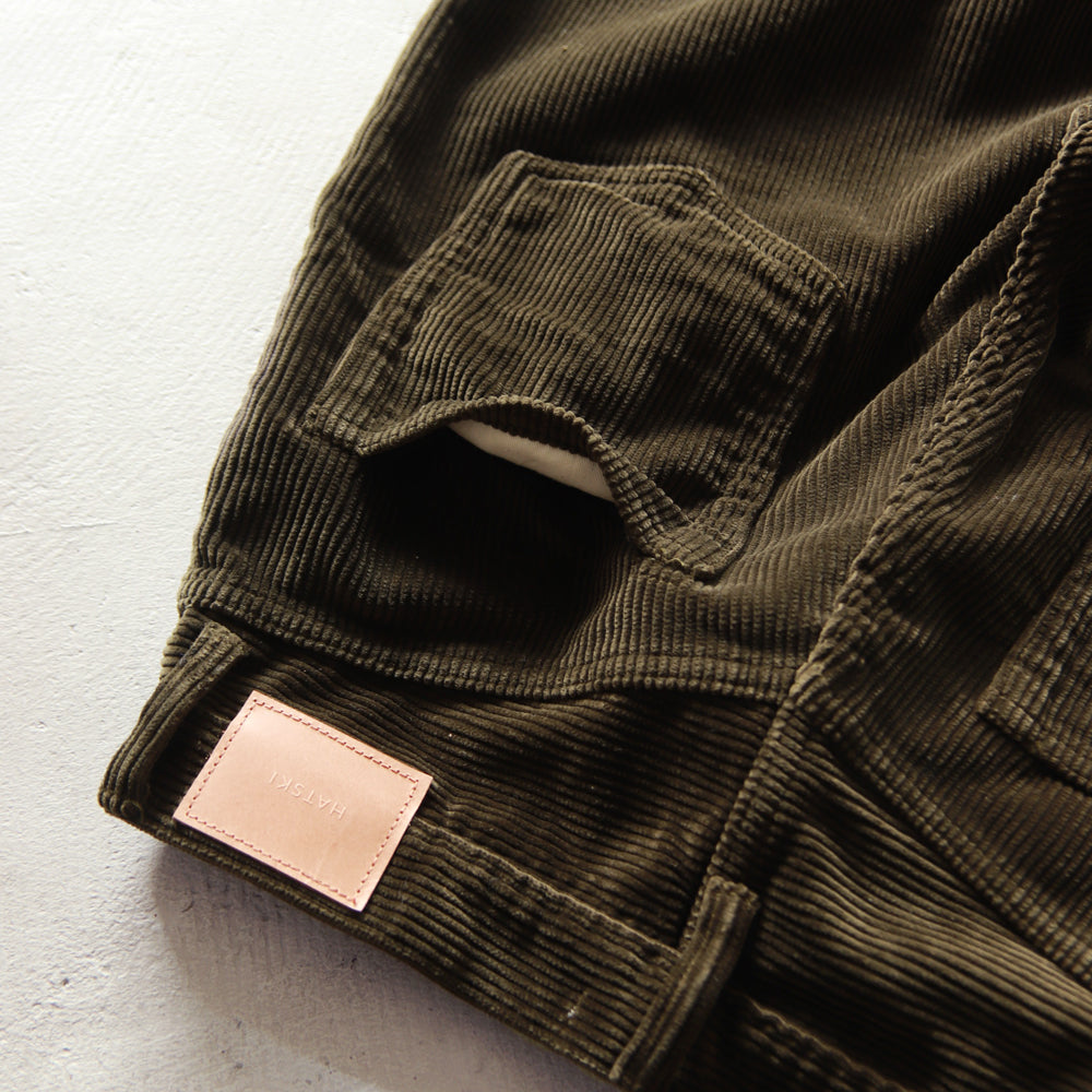 HATSKI Wide Tapered Corduroy Pants HTK-22003-C