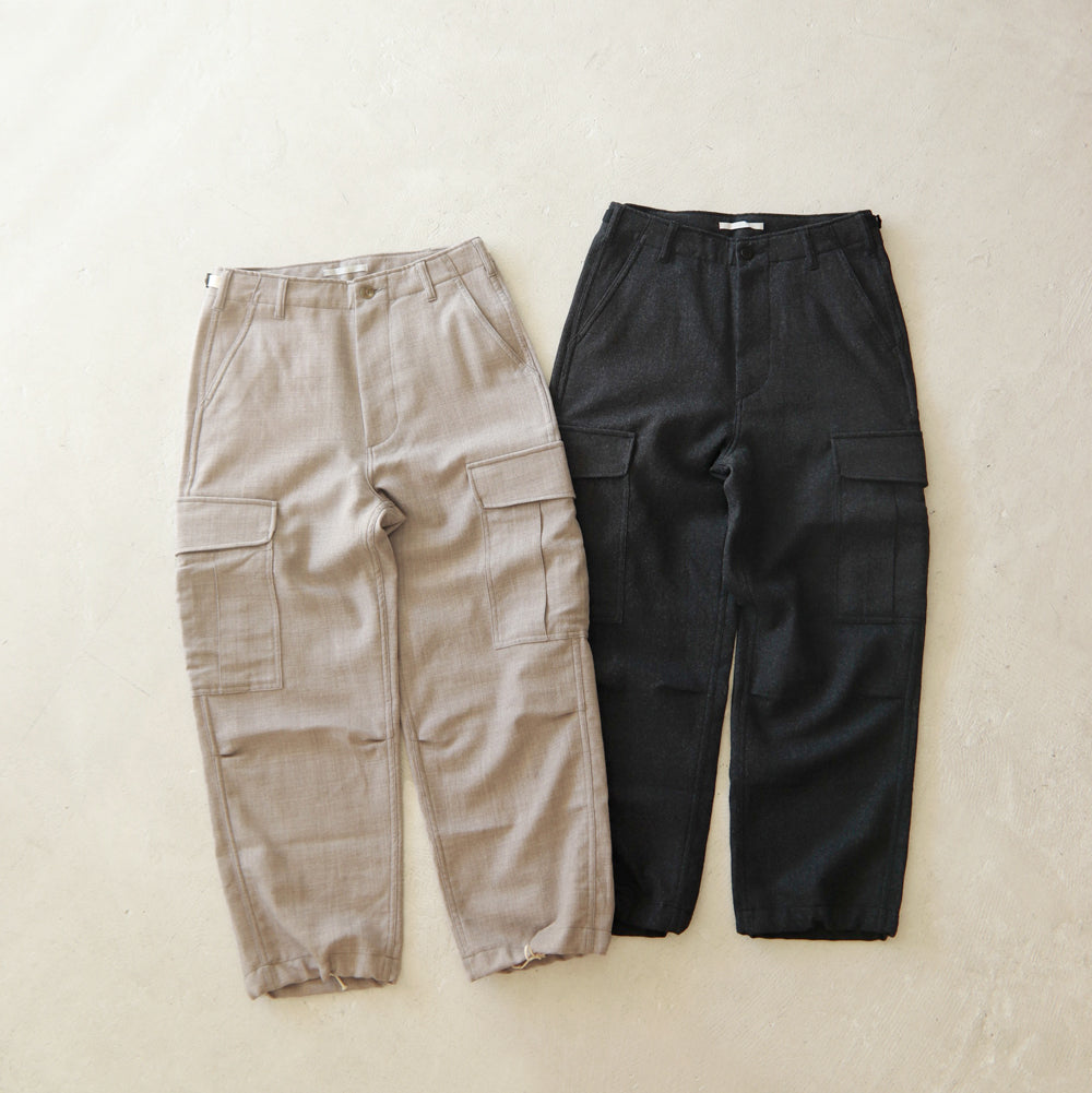 HATSKI Jungle Fatigue Washed Wool Pants HTK-21004-W