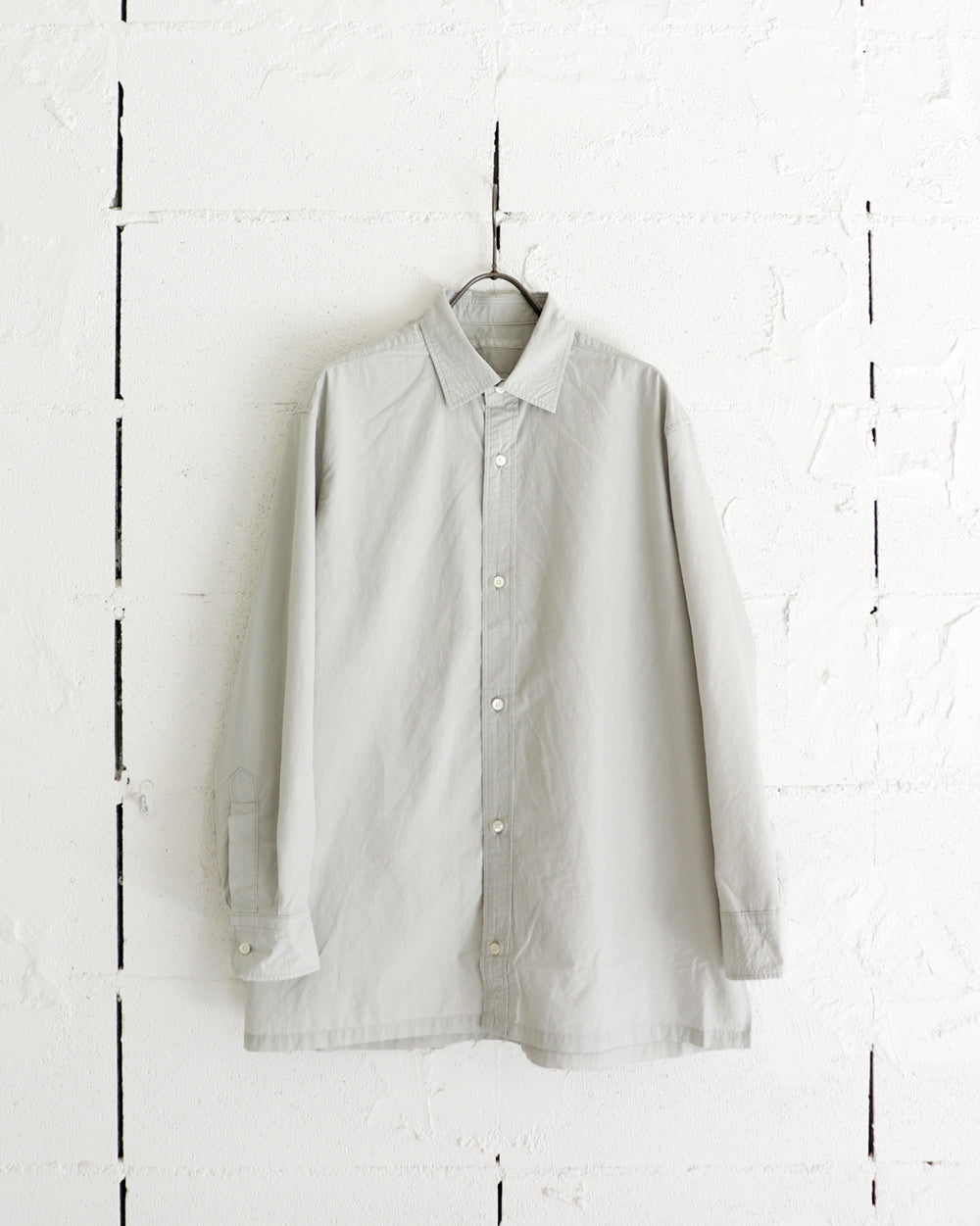 HATSKI Regular Collar Relax Silk Shirt HTK-24003-S