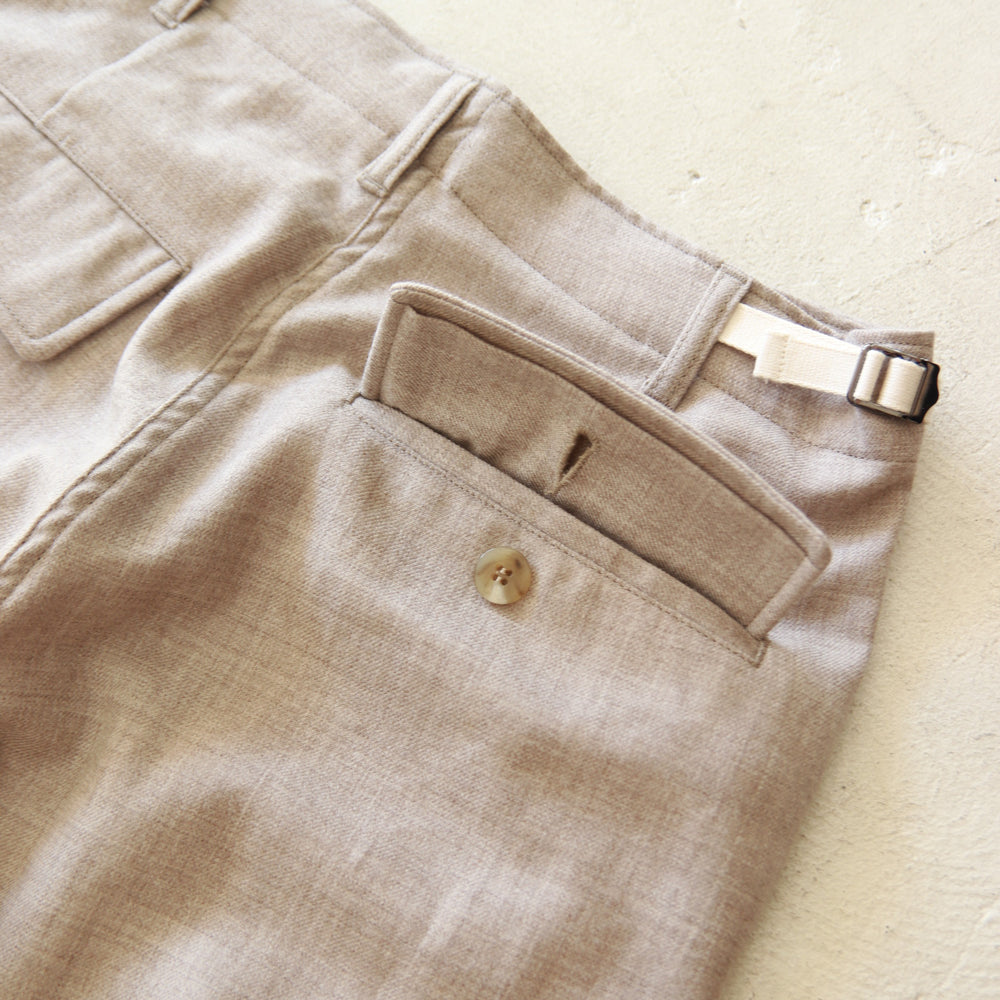 HATSKI Jungle Fatigue Washed Wool Pants HTK-21004-W