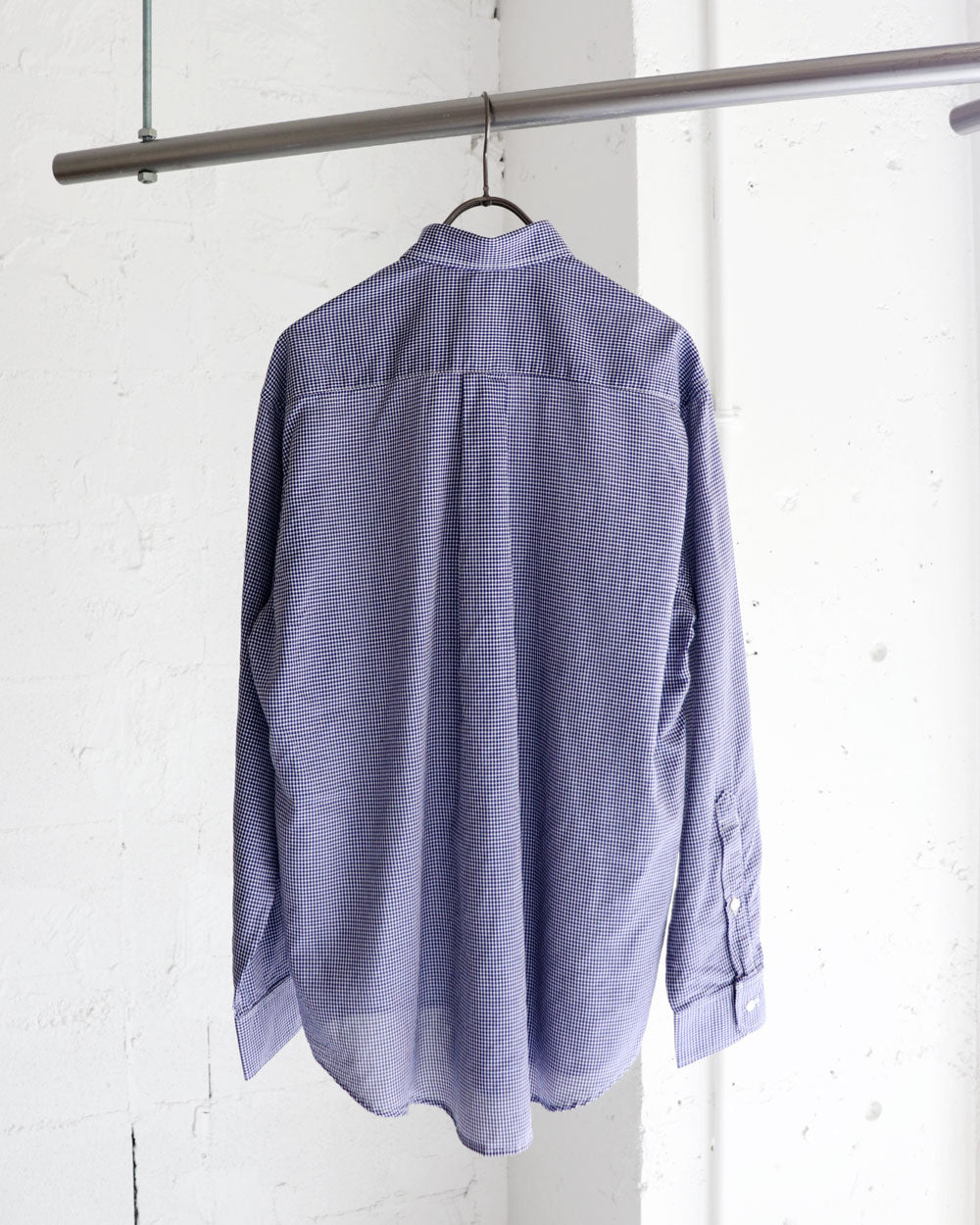 HATSKI Oval Check B.D. Shirt -Blue- HTK-22005