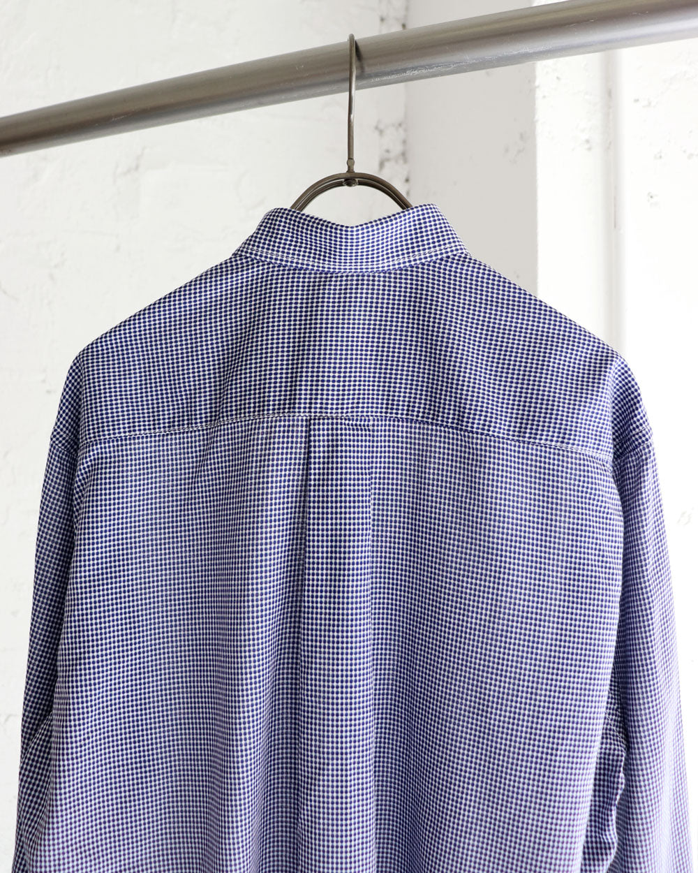 HATSKI Oval Check B.D. Shirt -Blue- HTK-22005
