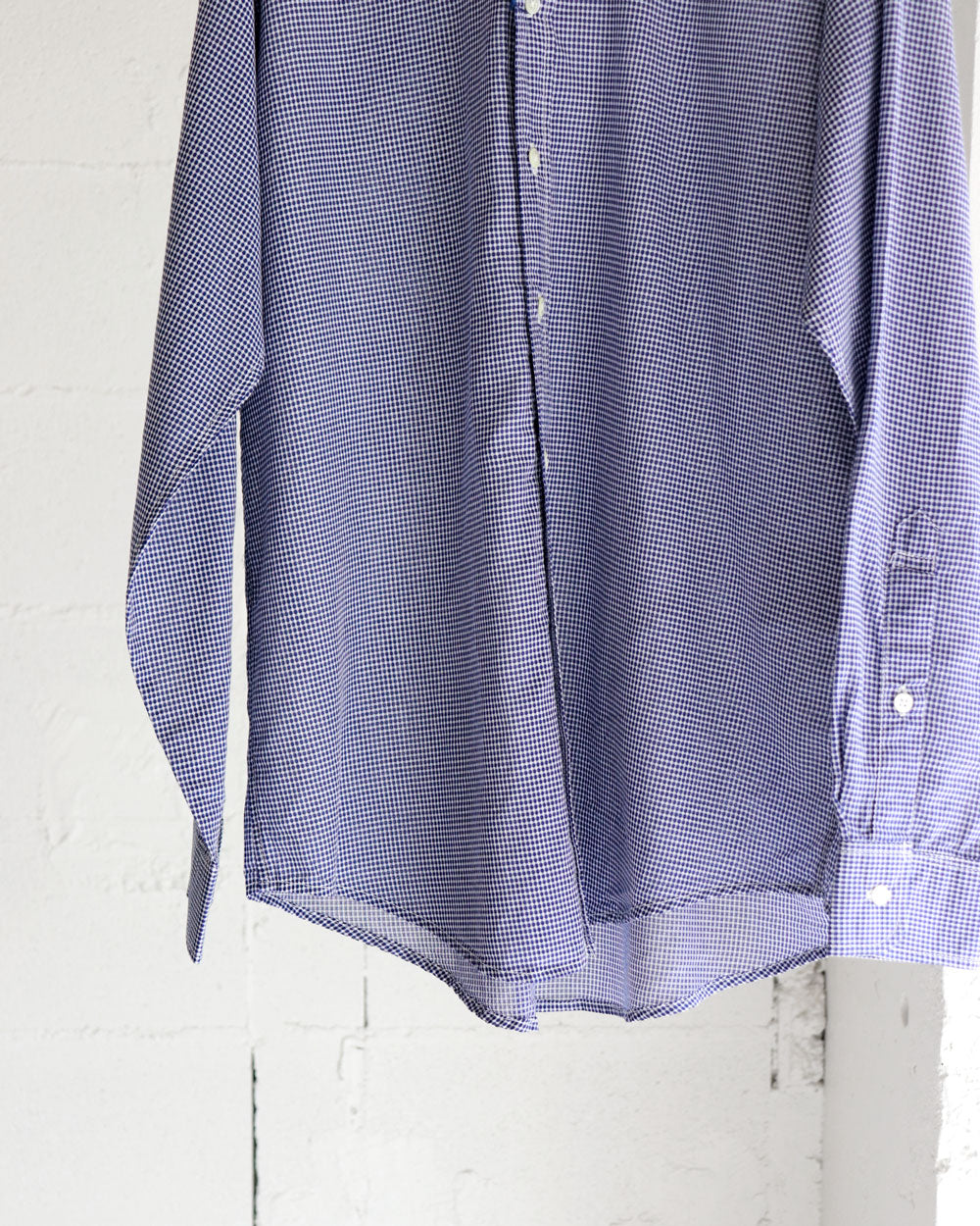 HATSKI Oval Check B.D. Shirt -Blue- HTK-22005