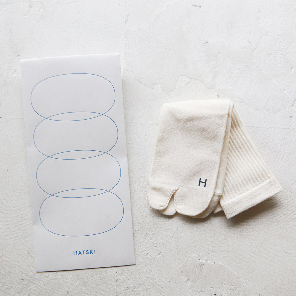 HATSKI Tabi Washi Ribbed Socks HTK-23007
