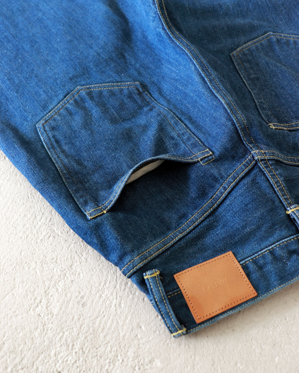 HATSKI Loose Tapered Denim -Used-Blue HTK-22001-U